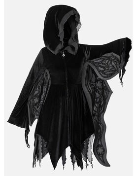 Veste gothique en velours Restyle - Obsidian Moth