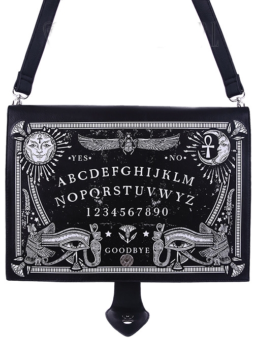 photo n°2 : Sac gothique type messenger 'ouija board'