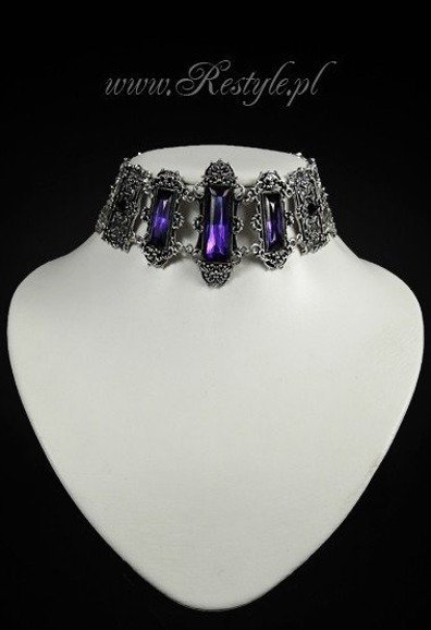 photo n°3 : Collier gothique victorien RESTYLE violet
