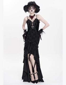 Robe gothique EVA LADY 'Shadow Bloom'