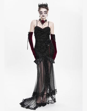 Robe gothique EVA LADY 'Crimson Enchantress'