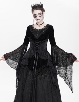 Haut gothique EVA LADY 'Sorcière Baroque'