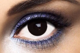 Lentilles Noires 7 jours - Black Out - Fashion Lentilles