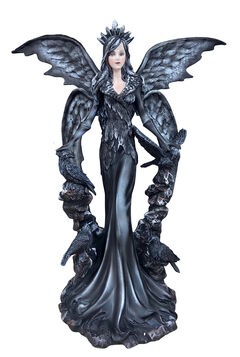 Figurine Gothique 'Reine des Corbeaux'