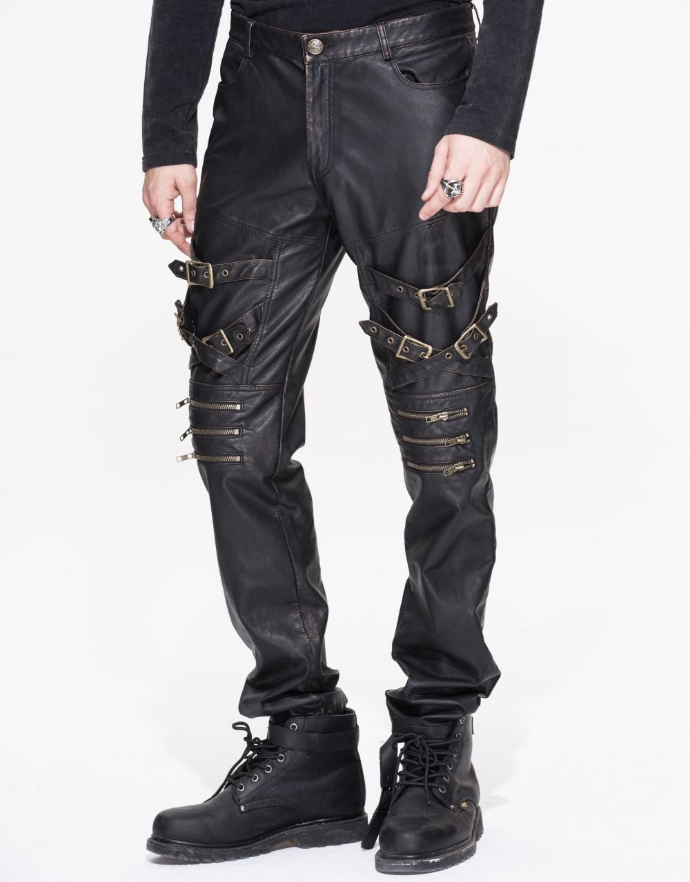 photo n°2 : Pantalon steampunk homme DEVIL FASHION