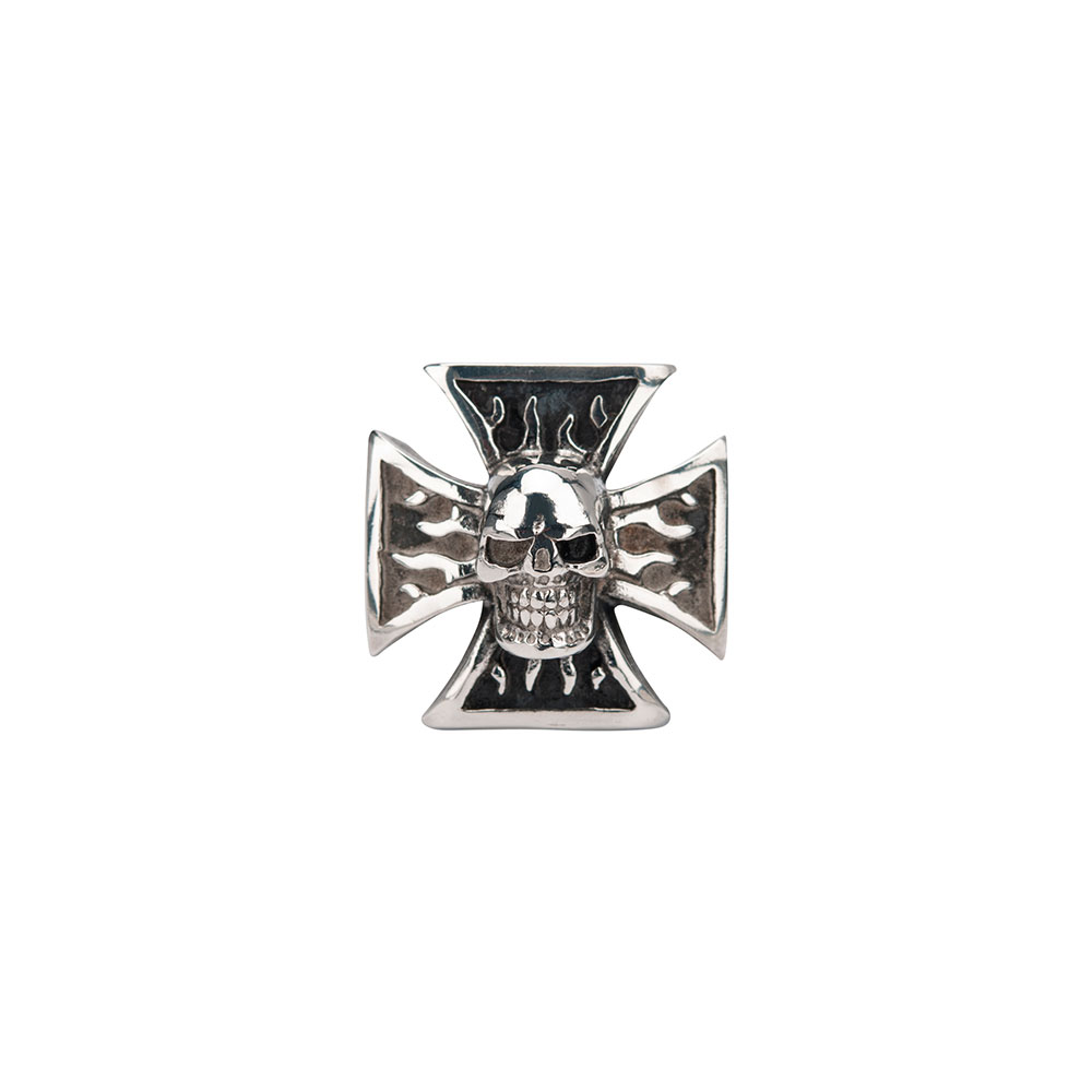 photo n°2 : Bague gothique en acier inox 'iron cross'