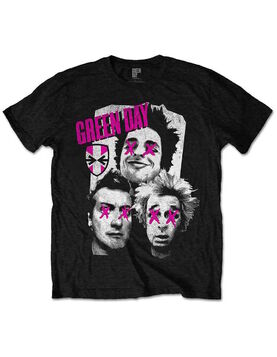 T-shirt officiel GREEN DAY 'Pink X Eyes'