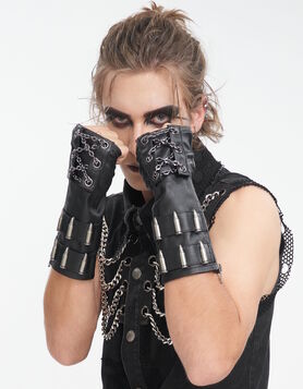 Mitaines gothiques Devil Fashion 'Manus Tenebris'