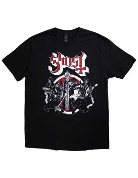T-shirt officiel GHOST 'Papa Emeritus & Ghouls'