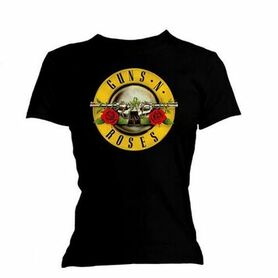 T-shirt officiel femme GUNS N' ROSES 'classic bullet logo'