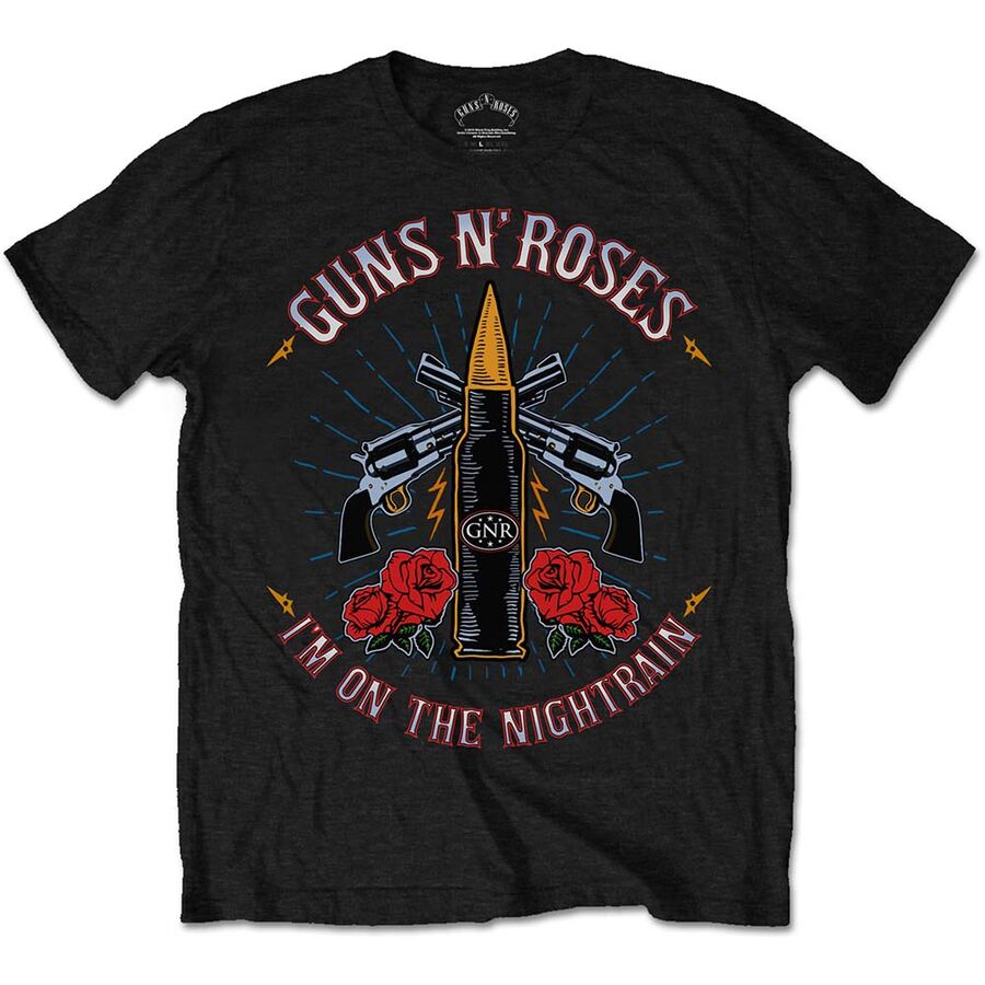 T-shirt officiel GUNS N' ROSES 'Night Train'