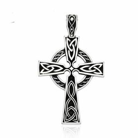Croix celtique en acier inoxydable