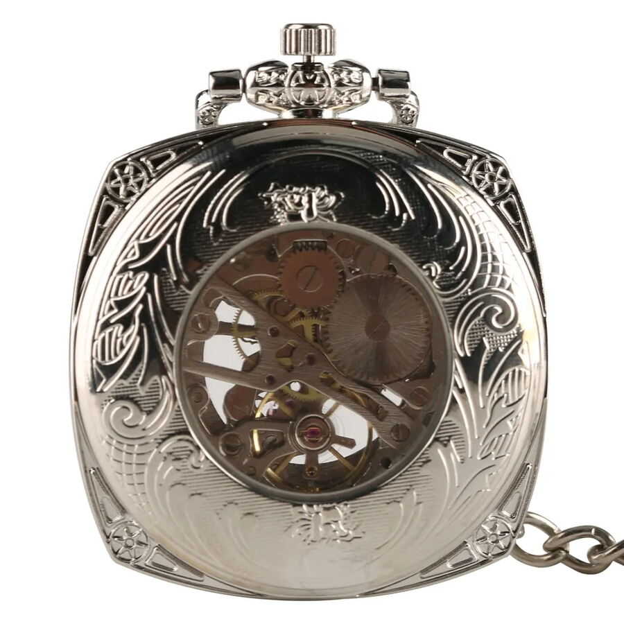 photo n°3 : Montre à gousset rétro chromée