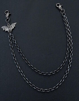 Cha&icirc;ne de pantalon gothique 'Bat Connection'