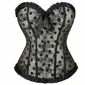 Corset gothique champagne