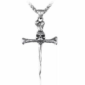 Croix gothique 'skull & bones'