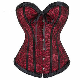 Corset gothique rouge