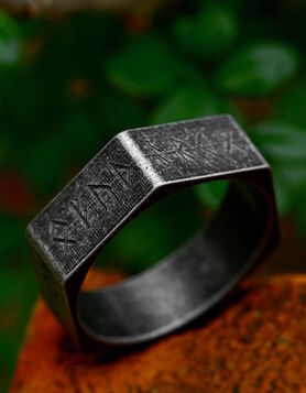 Bague Viking Runes Nordiques