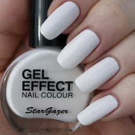 Vernis à ongles blanc ' Snow gel effect'
