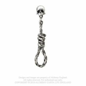 Boucle d'oreille ALCHEMY GOTHIC 'hang man's noose'