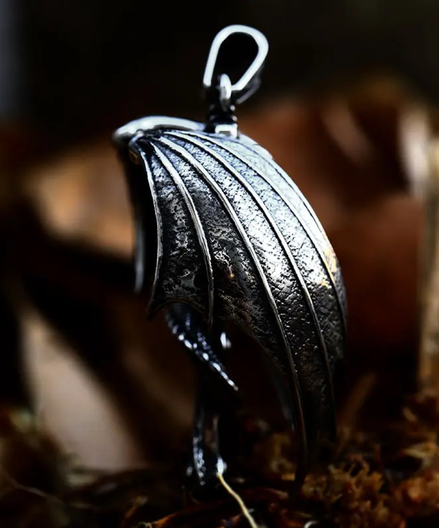 Collier Gothique Rouge Avec Pendentif Cristal - Style Vintage, œil De Dragon, Bijou Tendance Pour Femme
