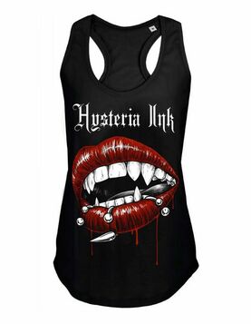 Débardeur HYSTERIA INK 'vampire lips'