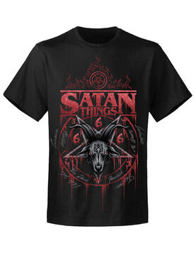 T-shirt satanique HYSTERIA INK 'satan things'