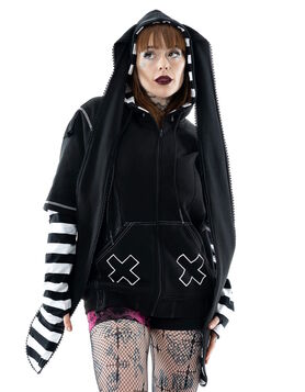 Veste Gothique Cupcake Cult Hypno Bunny - Dark Rabbit