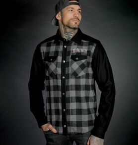Chemise homme HYRAW 'addict grey'