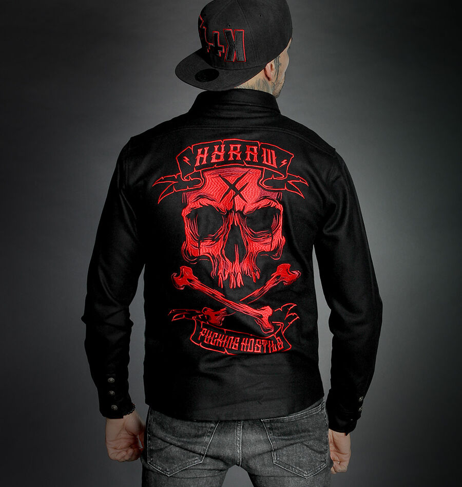 photo n°2 : Chemise homme HYRAW 'addict red'
