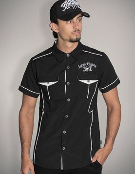 Chemise Homme Manches Courtes HYRAW MC Black