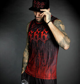 Débardeur HYRAW 'lucifer red'
