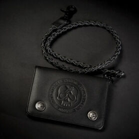 Portefeuille cuir HYRAW 'death shadow'