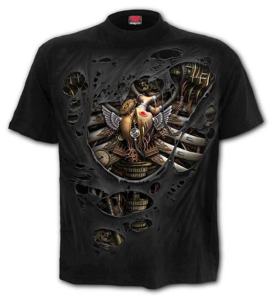 T-shirt steampunk Spiral