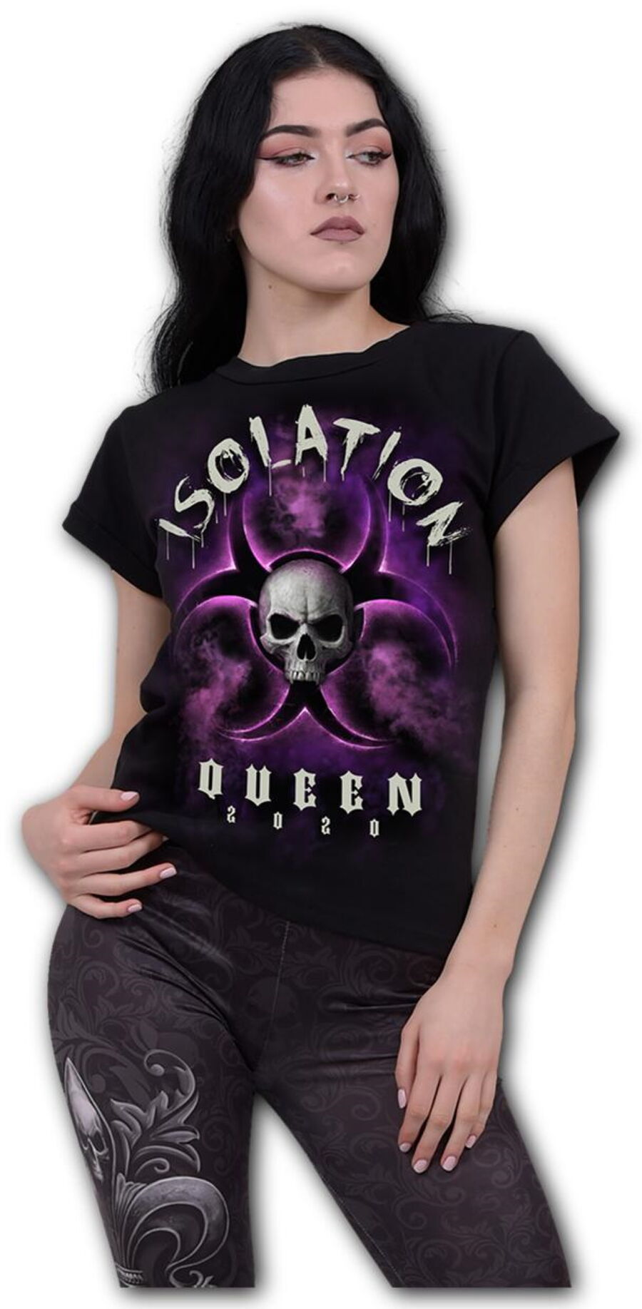 photo n°2 : T-shirt dark wear SPIRAL 'isolation queen'