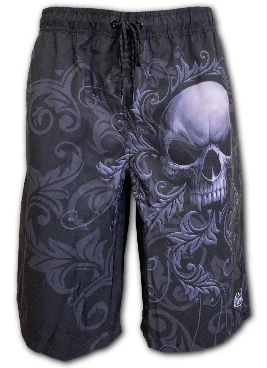 Short de bain SPIRAL 'skull scroll'