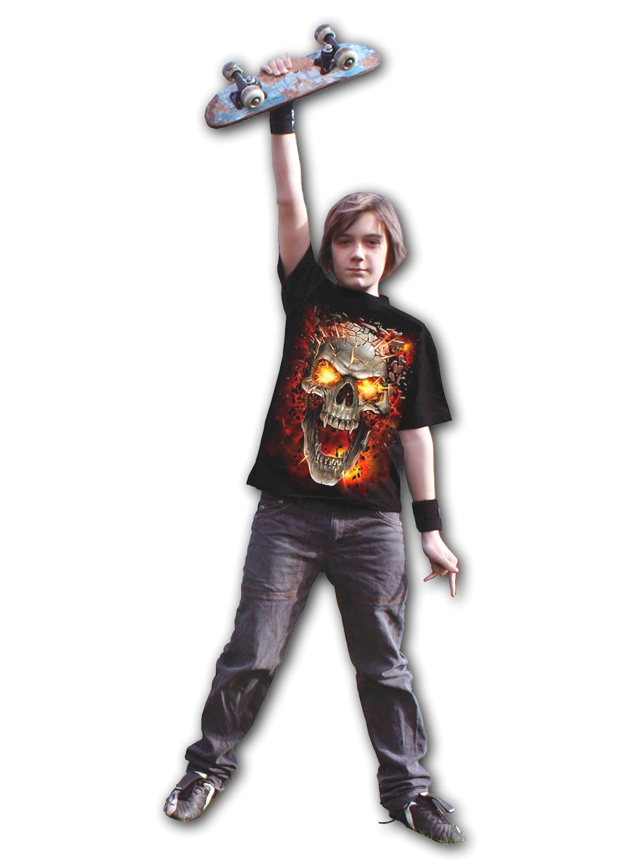 photo n°3 : T-shirt SPIRAL enfant 'skull blast'