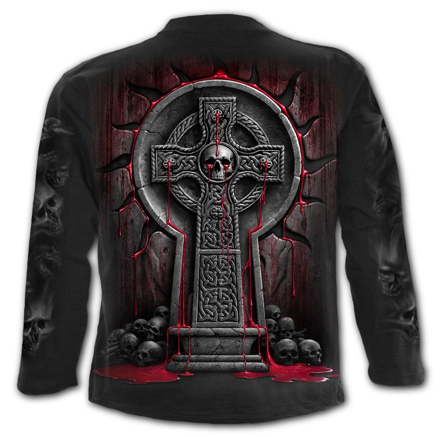 T-Shirt Gothique <br /> à Manche Longue