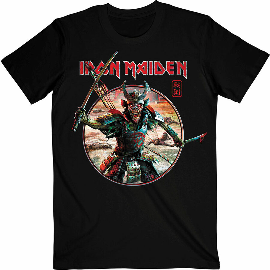 T-shirt officiel IRON MAIDEN 'Senjustu Eddie Warrior Circle'