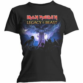 T-shirt officiel femme IRON MAIDEN 'Legacy of the Beast'