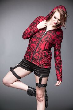 Veste zippée QUEEN OF DARKNESS