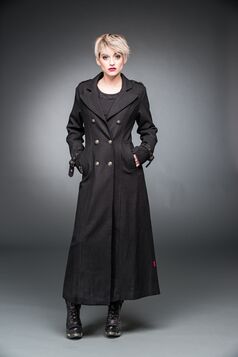 Long manteau femme QUEEN OF DARKNESS