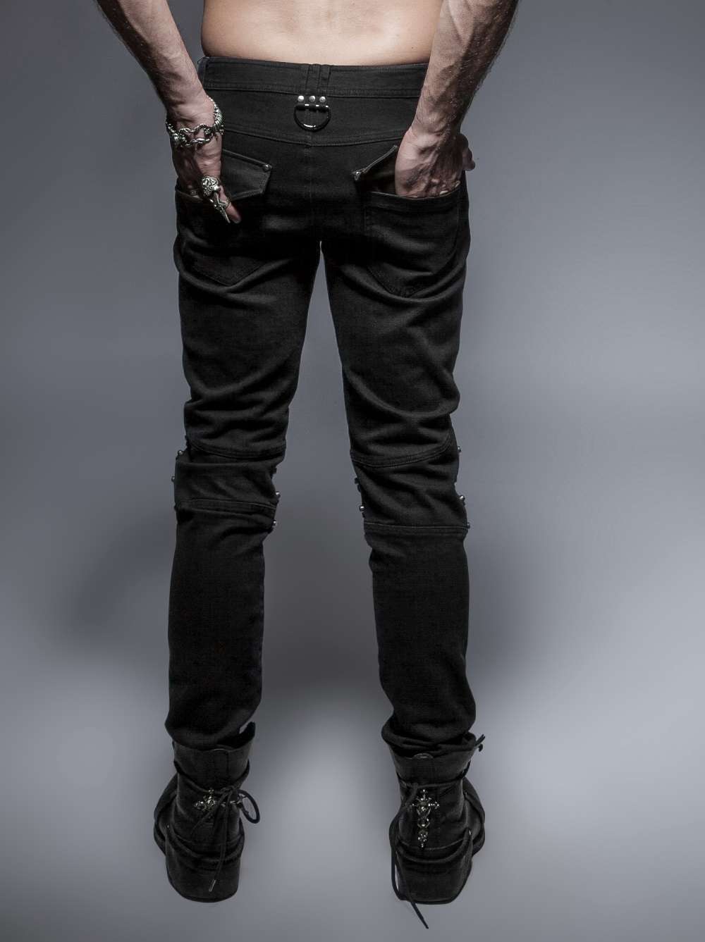 Pantalon Goth Rock Homme Punk Rave