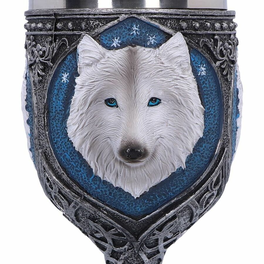 photo n°3 : Ciboire loup Art Fantasy 'ghost wolf'