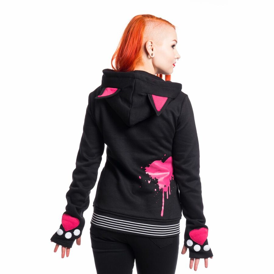 photo n°2 : Veste zippée CUPCAKE CULT 'Kitty Mase'
