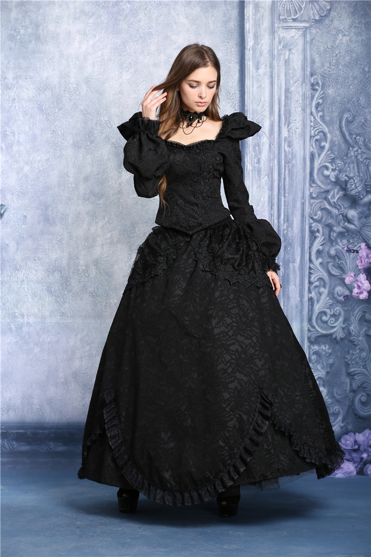 Longue Jupe Gothique Romantique Dark In Love