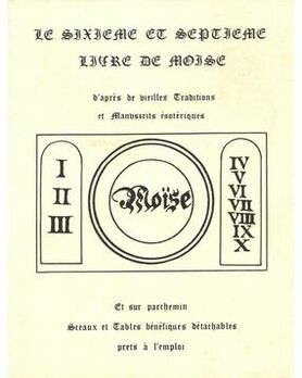 Sixième et septième livre de Moïse