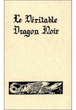 Grimoire Le véritable dragon noir