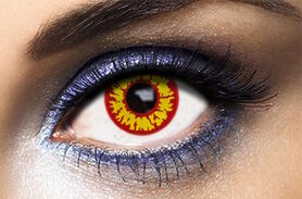 Lentilles Loup-Garou 7 jours - Red Wolf - Fashion Lentilles