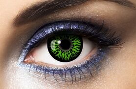 Lentilles Vertes 1 An &laquo; Vampire Green&raquo; - Fashion Lentilles